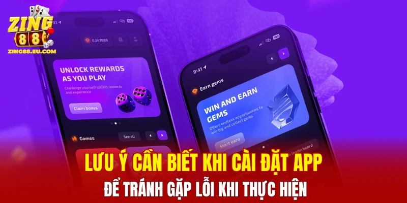 Lưu ý cần biết khi cài đặt app để tránh gặp lỗi khi thực hiện